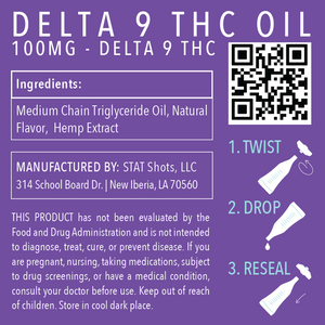 delta 9 thc oil ingredients