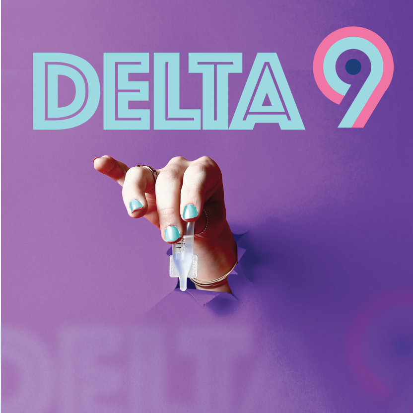 hand holding delta 9 thc oil vial